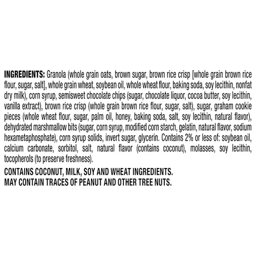 Vista 3 de Quaker Barras de granola masticables, S'mores, 58