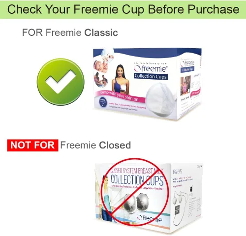 Vista 2 de Maymom Kit de tubos compatible con vasos Freemie para conectarse a la bomba Medela