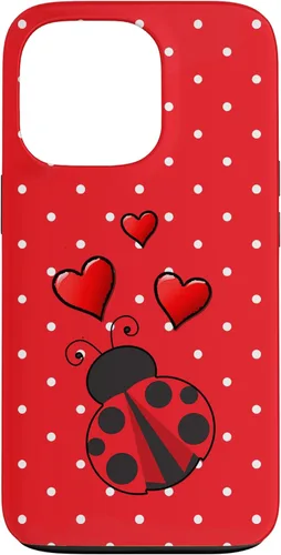 Vista 10 de Ladybug - Carcasa para iPhone 17, diseño de lunares rojos y blancos