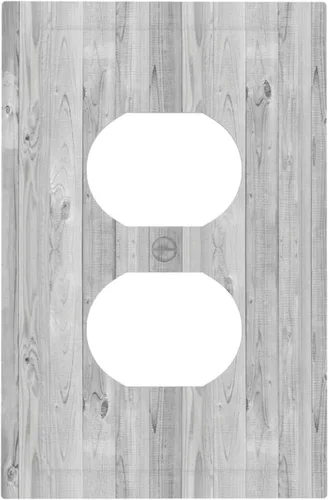 Vista 43 de William Morris Floral Boho Azul Medianoche Azul Bohemio Flor 1 Banda Dúplex Cubierta de Salida Decorativa Receptáculo Único Interruptor Eléctrico