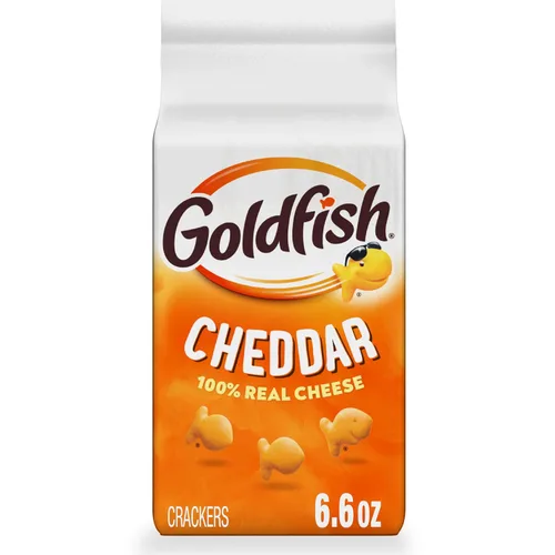 Goldfish Galletas de queso cheddar, galletas horneadas, bolsa de 6.6 onzas