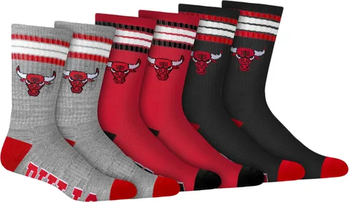 Vista 10 de Ultra Game Men's NBA Official Athletic Cushioned Secure Fit Team Crew Socks-3 Pack