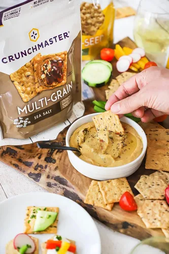 Vista 4 de Crunchmaster Sal marina multigrano sin gluten