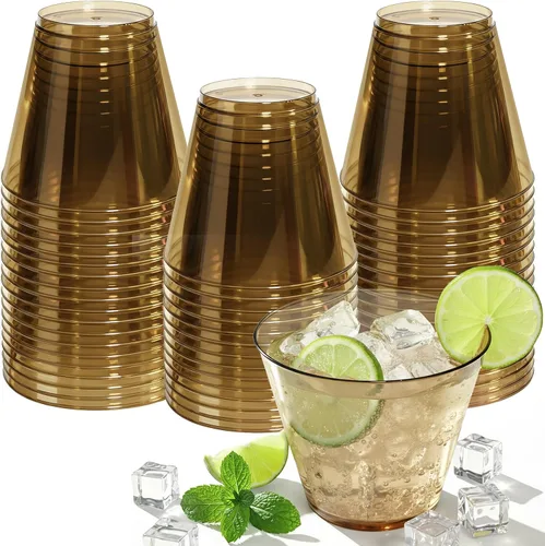 Vista 11 de Glowserve Vasos de plástico desechables azules de 9 onzas, 50