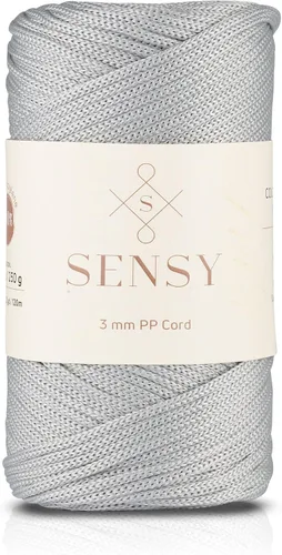 Vista 34 de Cuerda de poliéster Sensy Premium de 3 mm, 120 metros, 100% cordón de polipropileno, cuerda de macramé de 3 mm, cordón para bolsos de ganchillo Negro