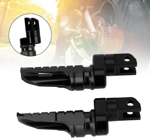Vista 3 de Artudatech Reposapiés delantero negro para Benelli Tornado 252R 2021-2022, para Benelli BN302S 2018-2022, para Benelli TNT 600I 2018-2022