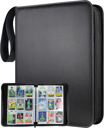 Vista 11 de Carpeta de 9 bolsillos TONESPAC 900 para tarjetas de baloncesto, fútbol, tarjetas deportivas, para tarjetas de intercambio, estuche