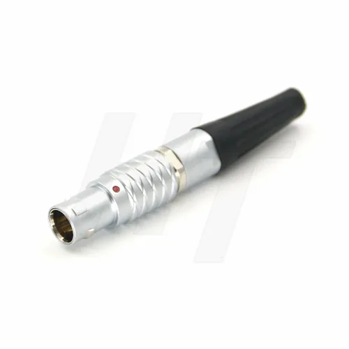 Vista 17 de HangTon FHG.0B - Conector de alimentación de ángulo recto de 2 pines, enchufe circular de cable macho para ARRI, monitor de cámara, batería EVF