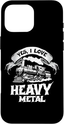 Vista 19 de Train Railroad Locomotive Steam Train Engine Trainspotting Case for iPhone 16