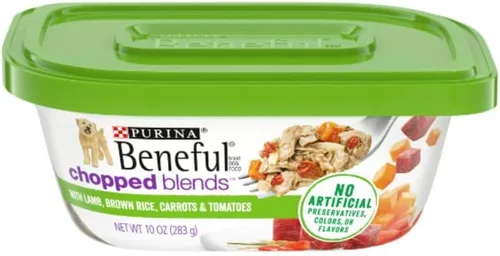 Vista 15 de Purina Beneful Trozos combinados, alimento húmedo para perro, 10 onzas. en tubo, paquete de 8