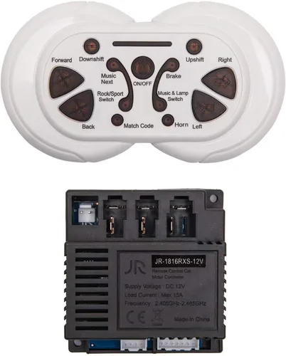 WELLYE JIARUIXIN JR-1816RXS-12V Niños Powered Ride on Car 2.4G Bluetooth Control remoto y receptor Kit Controlador Caja de Control Accesorios para