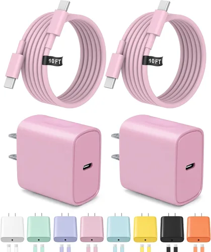 Vista 8 de Cargador de carga rápida USB C de 3 pies para iPhone 17, 16, 15, carga rápida, paquete de 2 unidades para iPhone 17/17 Plus/17 Pro/17 Pro Max/iPhone