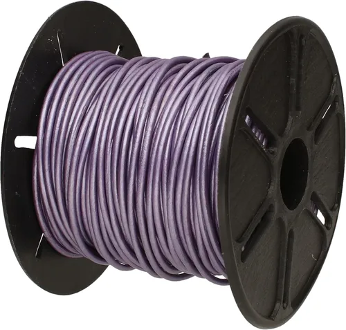 Vista 43 de The Beadsmith Cordón de cuero – Negro – Bobina de 0.039 in – 5 yardas/5.0 ft – Tanga de cuero indio ideal para trenzar, cuentas, collares, cordones