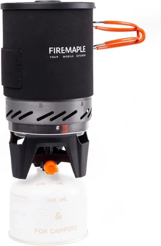 Vista 10 de Fire-Maple "Fixed Star 1" Sistema de Cocina Personal Sistema de Estufa de Quemador de Olla/Chorro con Encendido Eléctrico Ideal para Senderismo