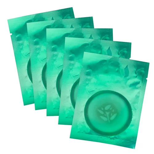 Vista 5 de Earth Therapeutics Recover-E - Almohadillas para ojos de pepino - 5 pares (10 almohadillas)