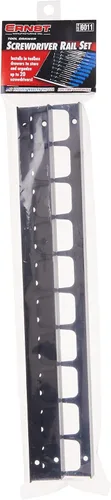 Vista 5 de Ernst - Juego de rieles para destornilladores, 20 herramientas, color negro (6011-negro)