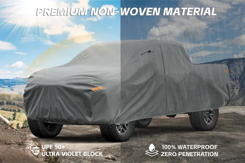 Vista 115 de Kayme Funda de Coche de Servicio Pesado Impermeable para Todo Tipo de Clima, Ajuste Personalizado para Tesla Model S, Cubierta Exterior Completa