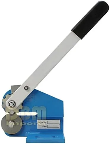 Mini 0.059 in THROATLESS ROTARY SHAR PLATE CUTTER Sheet Metal Cutter Cut Roll