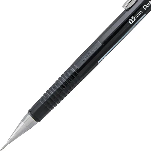 Vista 3 de Pentel P205BP2-K6 Portaminas/Automático afilado, 0.5 mm, negro, 2 unidades (paquete de 1) - El empaque puede variar.