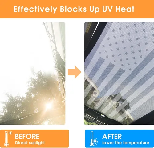 Vista 8 de BESTAOO Parasol para accesorios Ford Bronco 2021 2022 2023 2024 2025 2 puertas, parasol de malla frontal Bimini cubierta superior para Bronco de 2