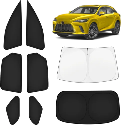 Vista 10 de KUST Parasoles para Ventanas de Automóvil para Tesla Model 3 2018-2025 2026 Parasol de Parabrisas Cubierta de Ventana Lateral Bloqueo UV Protección