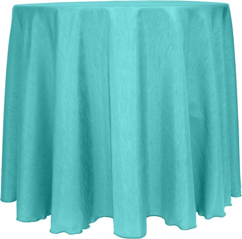 Vista 43 de Ultimate Textile Mantel redondo reversible Shantung Satin Majestic de 114 pulgadas, color verde cazador