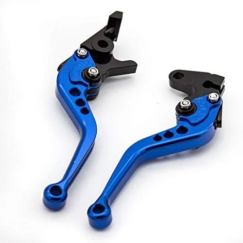 Vista 4 de FXCNC Juego de palancas de embrague de freno ajustables cortas de aluminio CNC compatibles con DR650 DR650SE 2011-2020