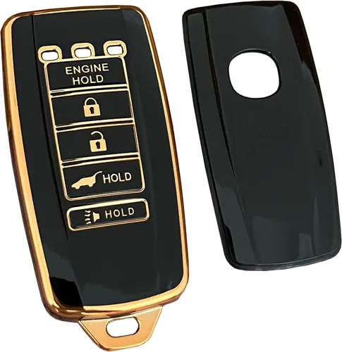 Vista 4 de Funda para llavero Acura ILX MDX RDX RLX TLX KR537924100 (para Acura A, negro)