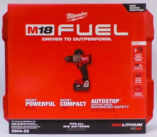 Milwaukee Electric - M18 Fuel. 1/2 Pulgada Martillo Taladro-Impulsor KIT