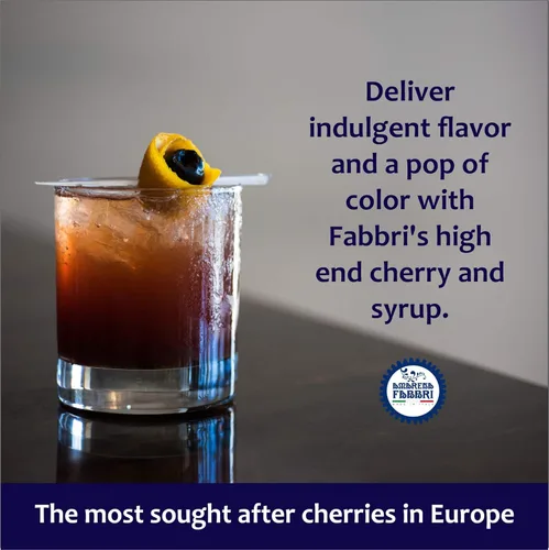 Vista 4 de Amarena Fabbri Wild Cherries en almíbar y Fabbri Ginger en almíbar COMBO, 21 onzas