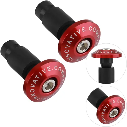 Vista 9 de Acouto Enchufe de extremo de barra de motocicleta de 0.866 in, 7/8 pulgadas, enchufe universal para manillar, enchufe deslizante para carreras ATV