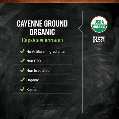 Vista 3 de Frontier Co-op Pimienta de Cayena, especias a granel, certificado orgánico 16 onzas (paquete de 1)