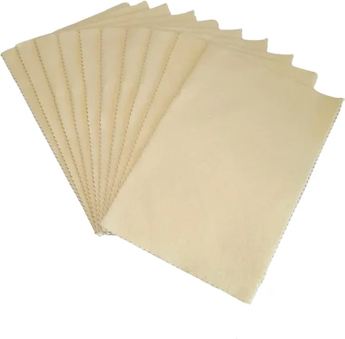 10 Sunshine - Paño de pulido de plata esterlina, oro, latón y cobre para pulir joyas
