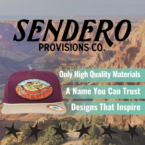 Vista 3 de Sendero Provisions Co. National Park - Sombrero de cuerda trenzada Snapback Collection