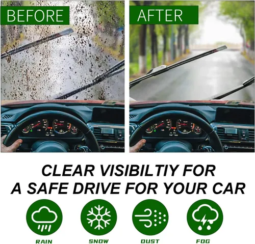 Vista 3 de 2 limpiaparabrisas de fábrica de repuesto para AUDI A6 A7 S6 S7 2012-2018, juego de limpiaparabrisas de equipo original - 26"+21" (juego de 2)