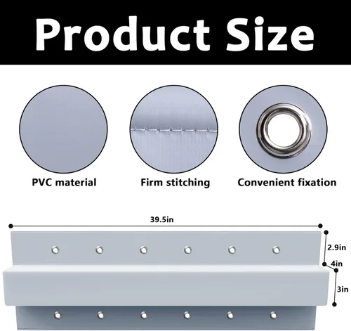 Vista 2 de Parachoques rectos para embarcaciones - Guardabarros de borde de esquina de barco - Parachoques de borde de barco marino para acoplamiento