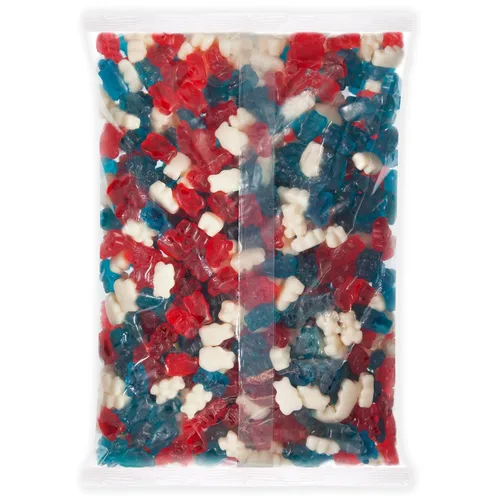 Vista 2 de Dulces Albanese, ositos de goma Freedom, bolsa de 5 libras