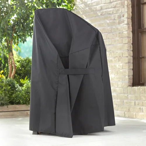 Vista 5 de Weber Funda prémium para parrilla al aire libre, resistente al agua, compatible con parrillas de gas Small Spirit Series, color negro