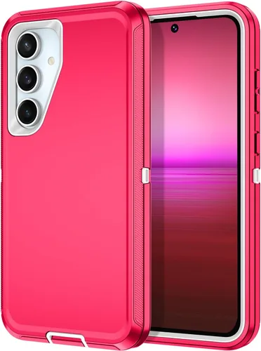 Vista 29 de I-HONVA para Samsung Galaxy S21 FE 5G, Funda Resistente a Golpes, Polvo y Caídas de 3 Capas, Protección Completa del Cuerpo