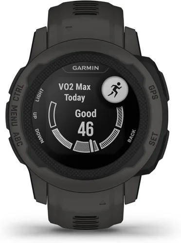 Vista 8 de Garmin Instinct 2S Solar, reloj resistente para exteriores de menor tamaño con GPS y con capacidad de carga solar, construido para todos