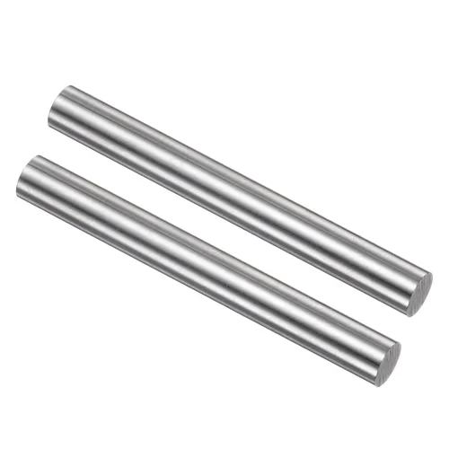 Vista 16 de uxcell 2 piezas varillas de metal redondas de acero, 2 mm x 200 mm de acero de alta velocidad (HSS) barra de torno herramienta, para eje engranaje