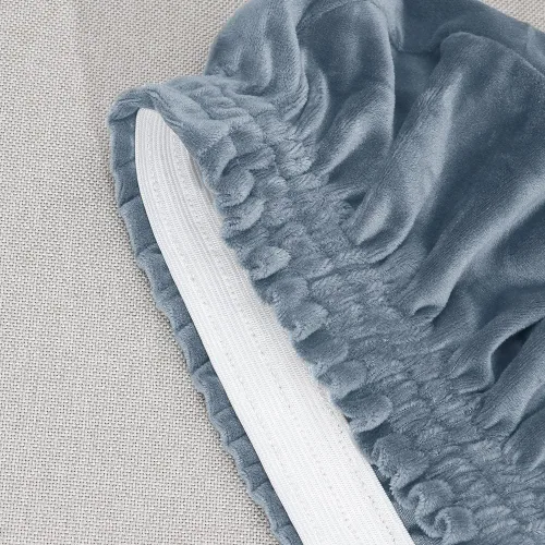 Vista 7 de ele ELEOPTION Funda reclinable modular de 5 plazas, 7 piezas, fundas para sofá reclinable en forma de L, protector de muebles, grueso, suave, Gris