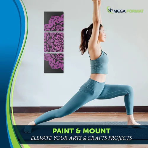 Vista 6 de Mega Format Hojas de plástico de PVC expandido – Hoja negra rígida de 5 x 7 pulgadas para manualidades, señalización y exhibiciones – Sintra