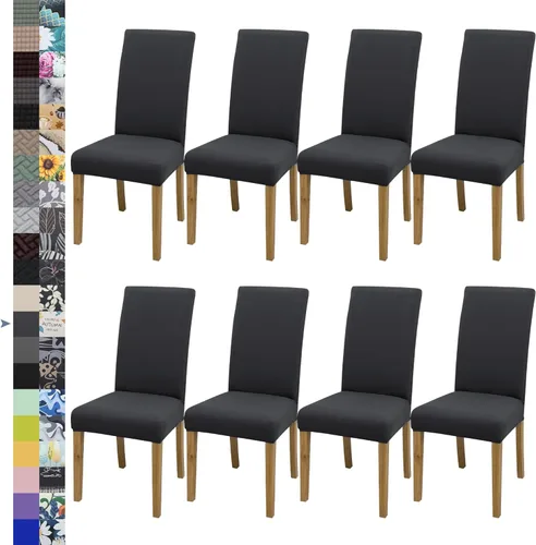 Vista 70 de BIETYONE - Fundas para sillas de comedor, juego de 2 fundas para sillas de comedor o cocina, lavables, protectoras, para sillas Parsons