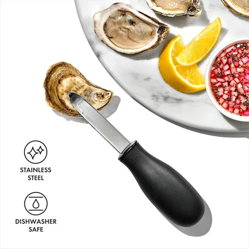 Vista 6 de OXO Good Grips Stainless Steel Non-Slip Oyster Knife