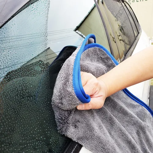 Vista 6 de SHSCLY Toalla de secado de coche de microfibra súper absorbente, toallas de automóvil de secado rápido, gran limpieza sin pelusas, paño de detalles