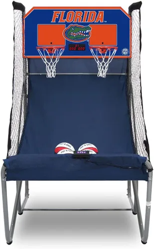 Vista 13 de Pop-A-Shot - Home Dual Shot with NCAA Graphics l Sensor Scoring l 16 Game Modes l 7 Balls l Foldable Storage l for All NCAA Fans