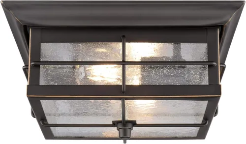 Vista 5 de Westinghouse Lighting 6204800 Orwell - Lámpara de 2 luces y montaje empotrado para exteriores