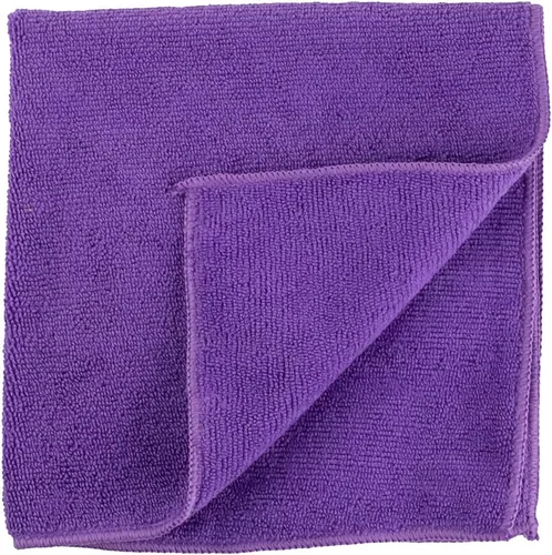 Vista 11 de Restaurantware Clean Tek - Paños de limpieza profesionales de 16 x 16 pulgadas, 100 toallas de microfibra sin pelusas, altamente absorbentes,