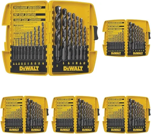 Vista 9 de DEWALT Juego de brocas de óxido negro con punta piloto, 13 piezas (DW1163)